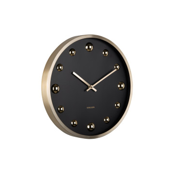 Nástenné hodiny Shiny Dots Karlsson KA5971BK, 36cm